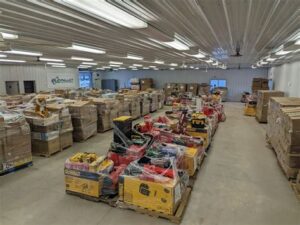 Cheap electronic pallets liquidation stock 
